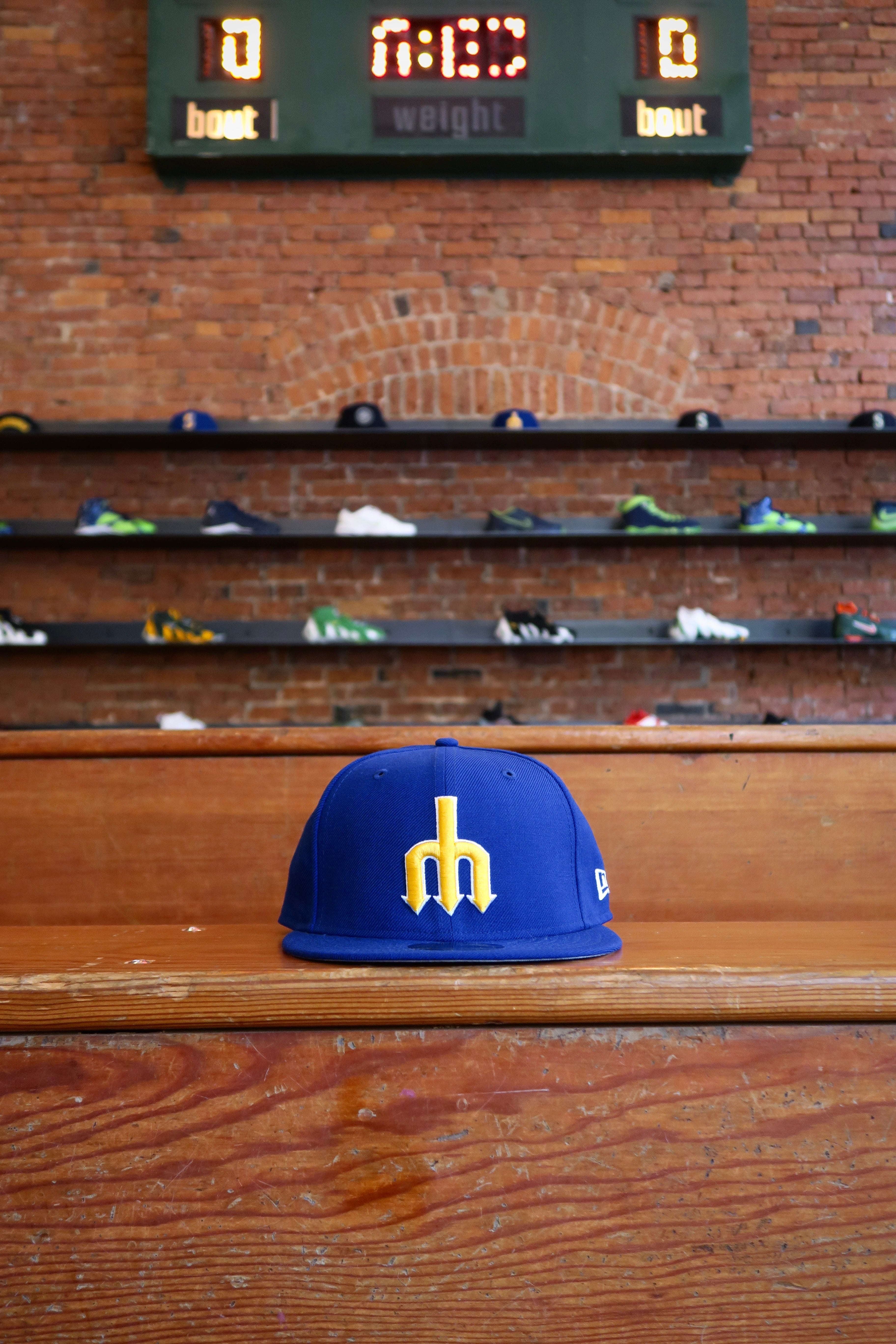 Seattle Mariners Trident New Era 59Fifty Cooperstown Collection Hat 6 1/2